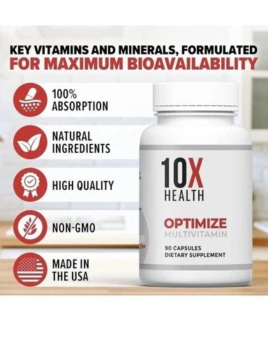 10X Health Optimize Methylated Multivitamin