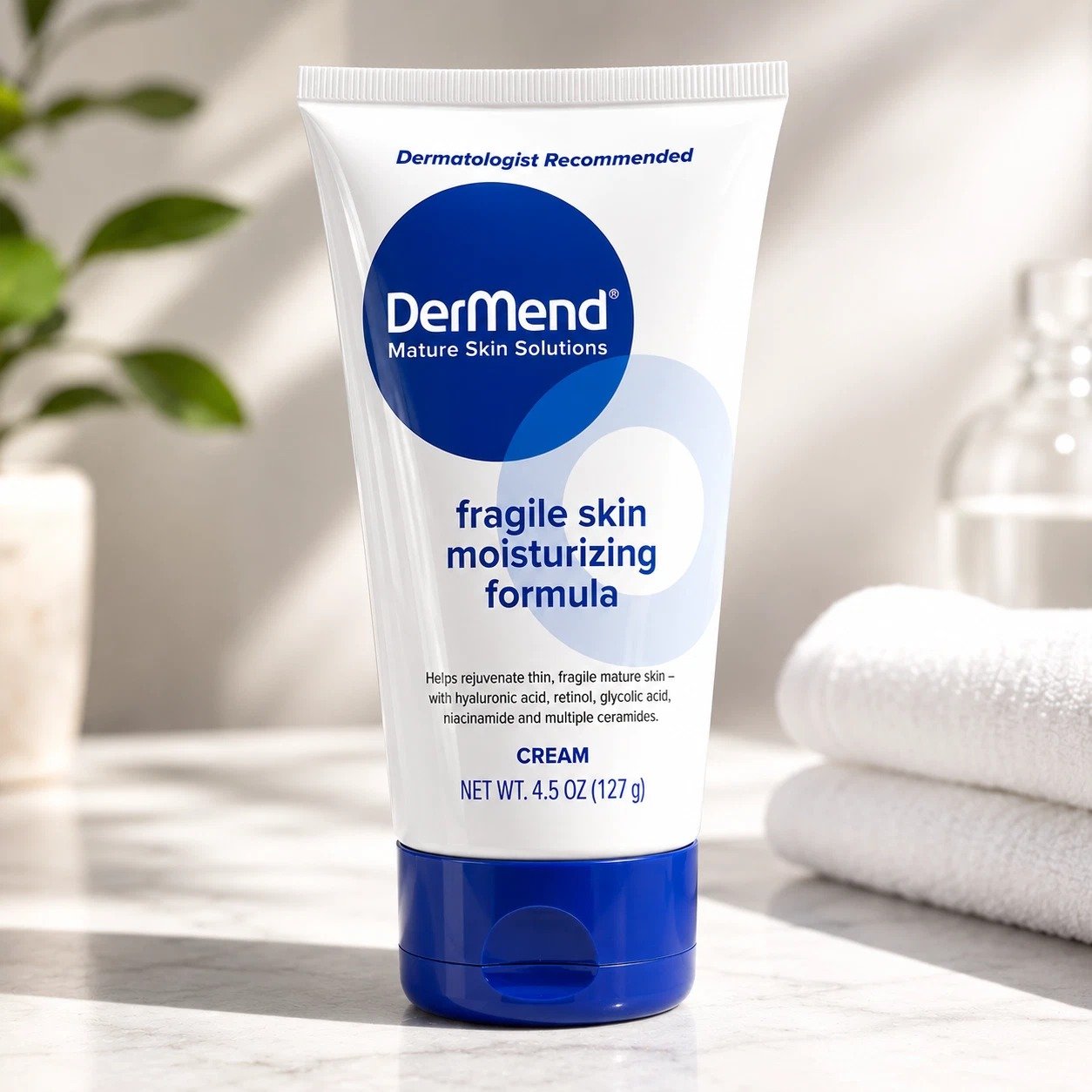 DerMend Fragile Skin Moisturizing Formula Cream, 4.5 Oz