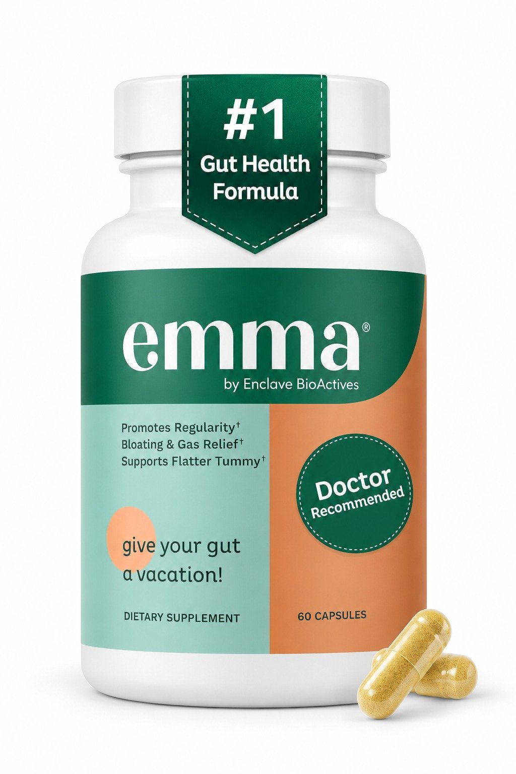 Emma Gut Health Supplement – 60 Capsules
