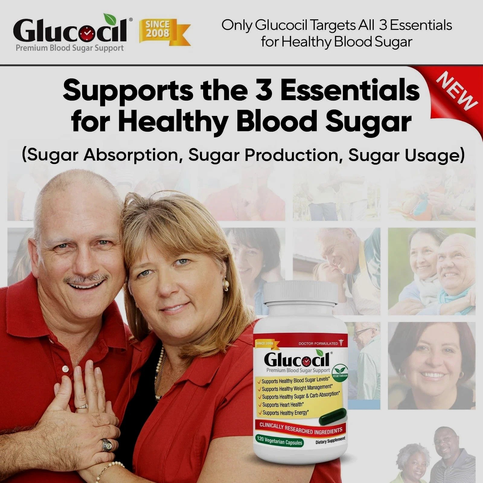 Glucocil Blood Sugar Support Supplement