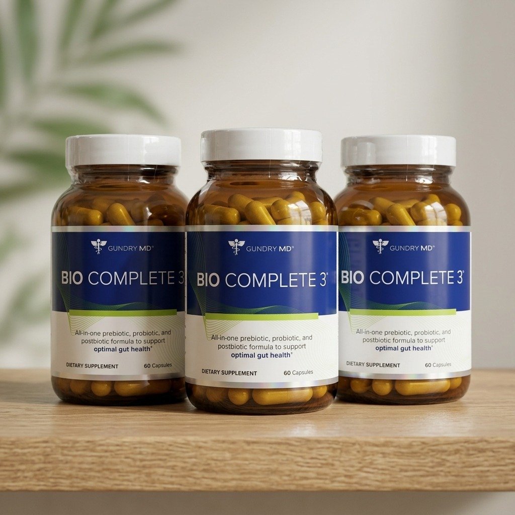 Gundry MD Bio Complete 3 Gut Health Supplement, 60 Capsules