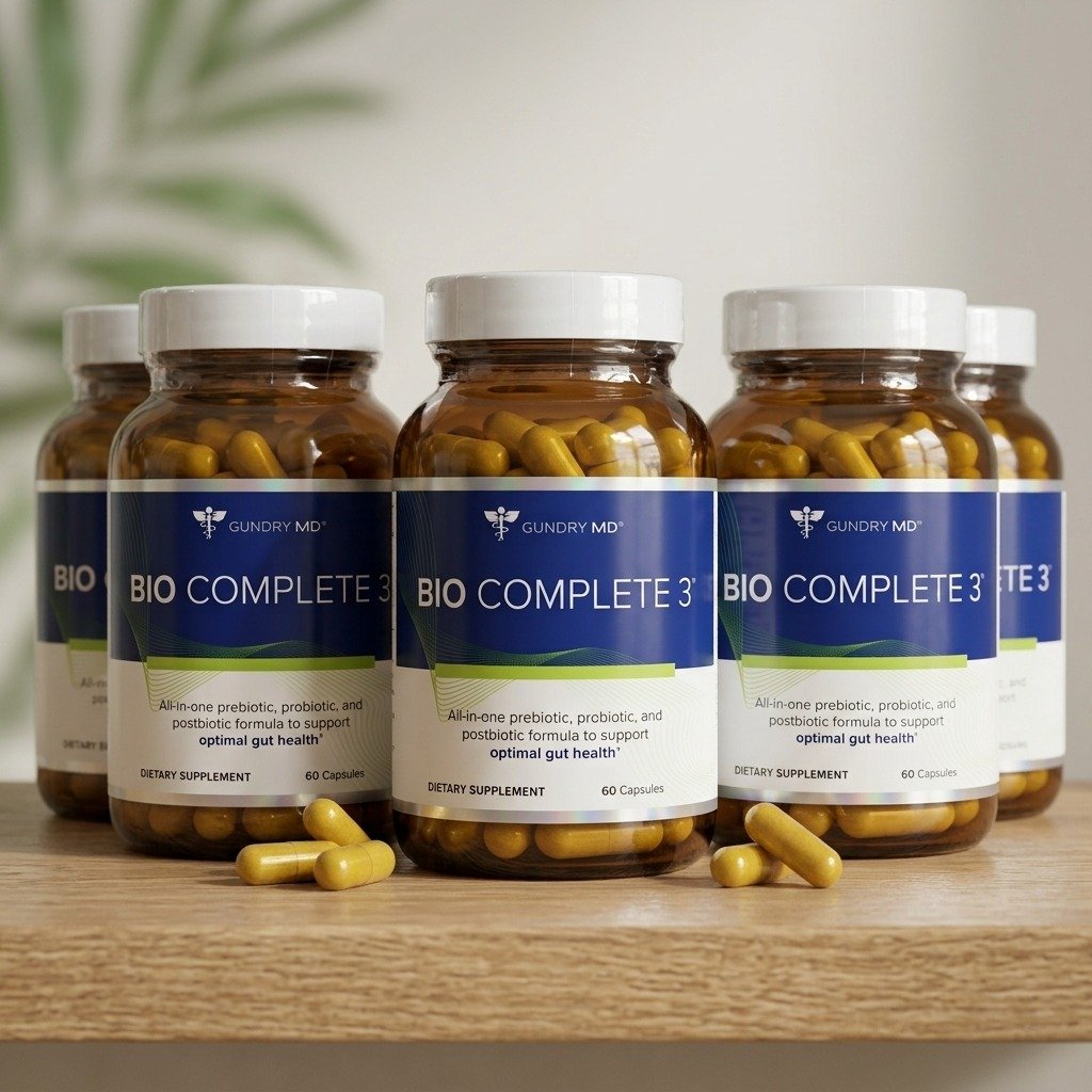 Gundry MD Bio Complete 3 Gut Health Supplement, 60 Capsules