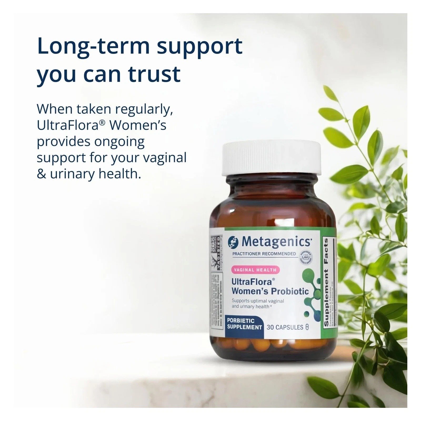 Metagenics UltraFlora Balance Probiotic Supplement