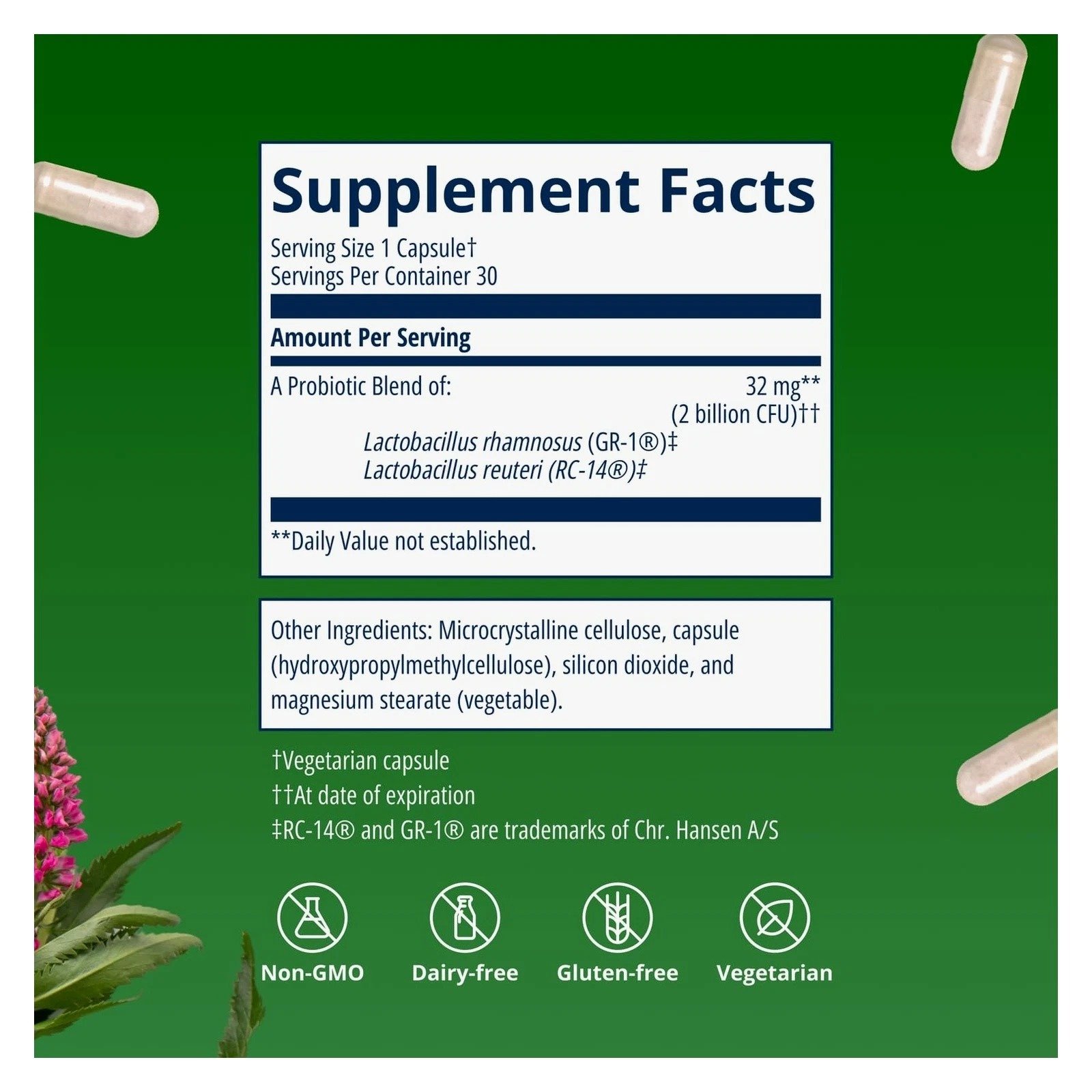 Metagenics UltraFlora Balance Probiotic Supplement