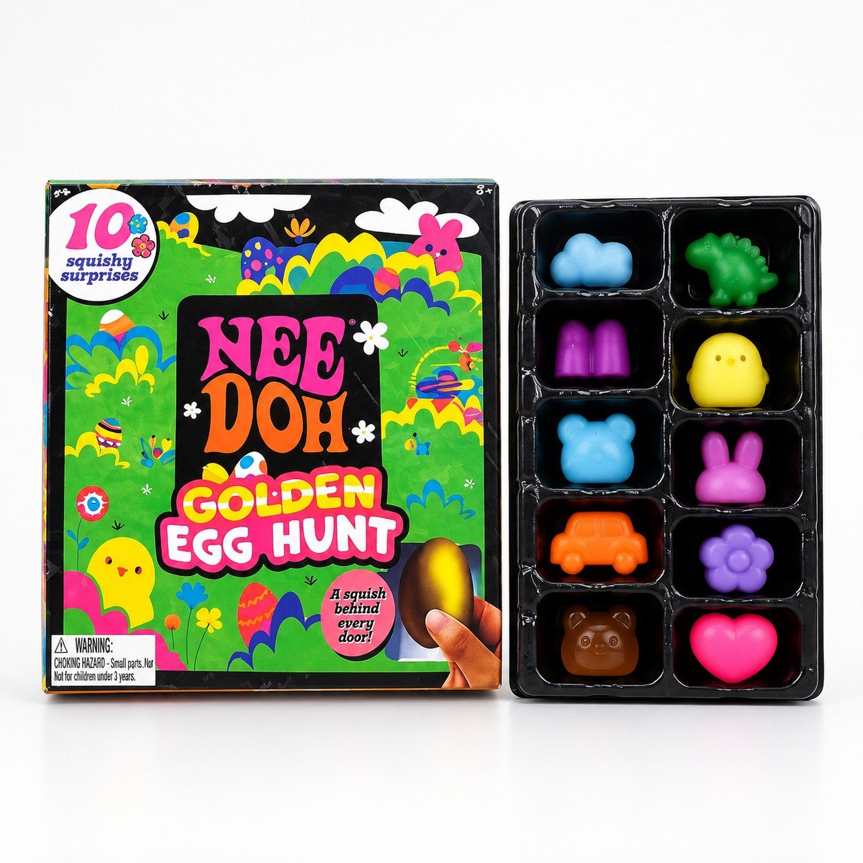 NeeDoh Golden Egg Hunt Sensory Squeeze Toy
