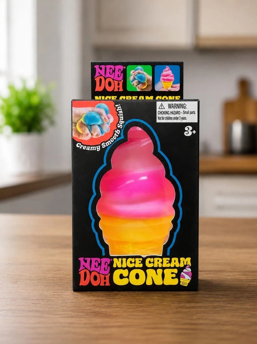 NeeDoh Nice Cream Cone Squishy Sensory Fidget Toy