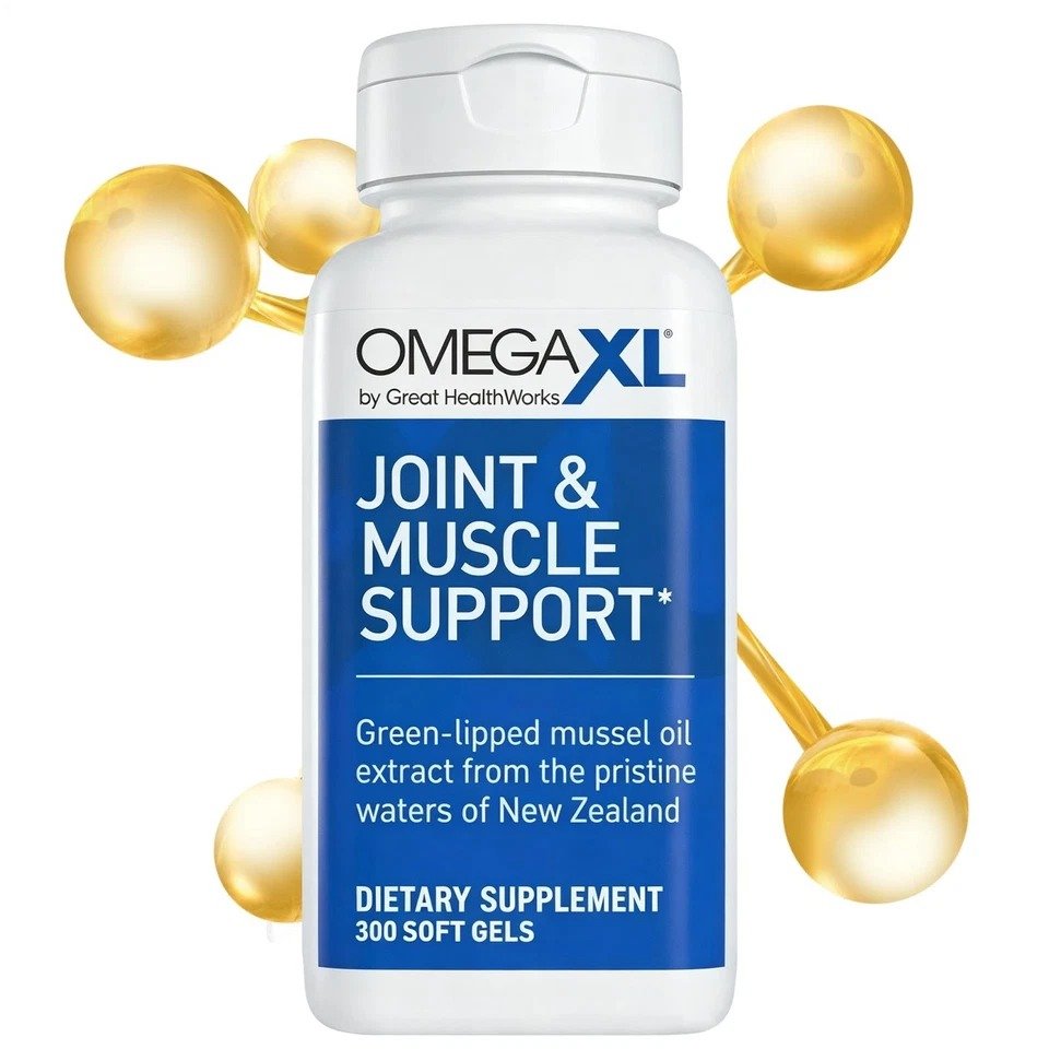 OmegaXL Joint Support Supplement, 300 mg
