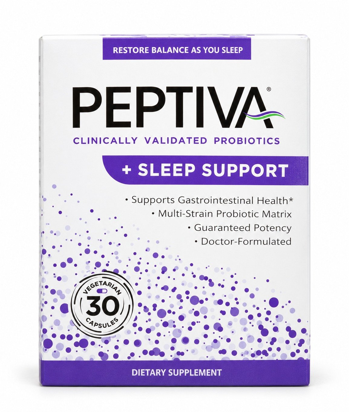 Peptiva Probiotic Sleep Support Supplement