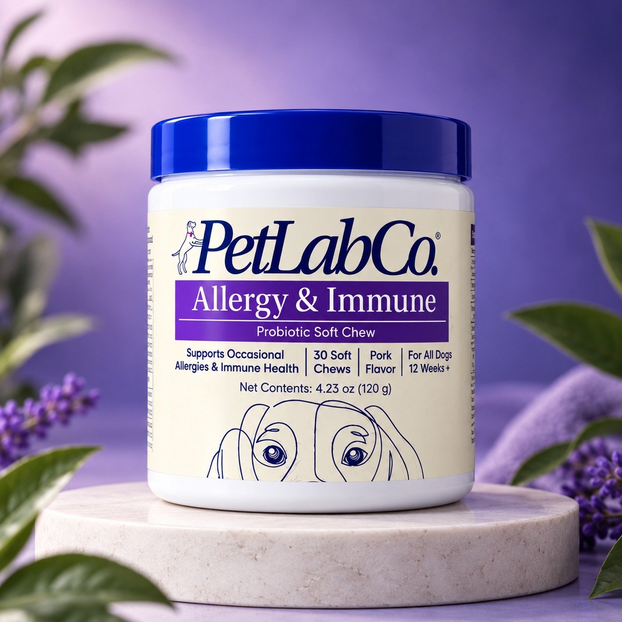 PetLabCo. Allergy & Immune Probiotic Chews for Dogs