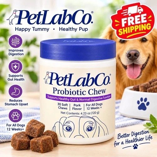 PetLabCo. Allergy & Immune Probiotic Chews for Dogs