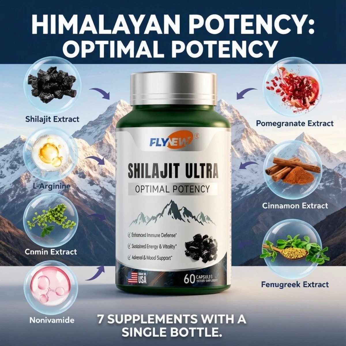 Shilajit Ultra Mineral Resin Supplement