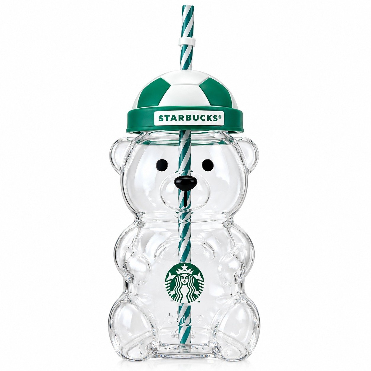 Starbucks FIFA World Cup Bearista Bear Glass Tumbler