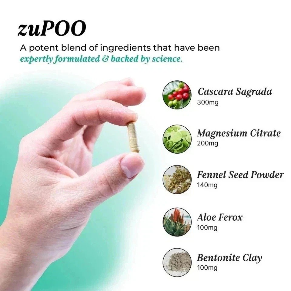 UMZU zuPOO Colon Cleanse & Gut Support, 30 Capsules