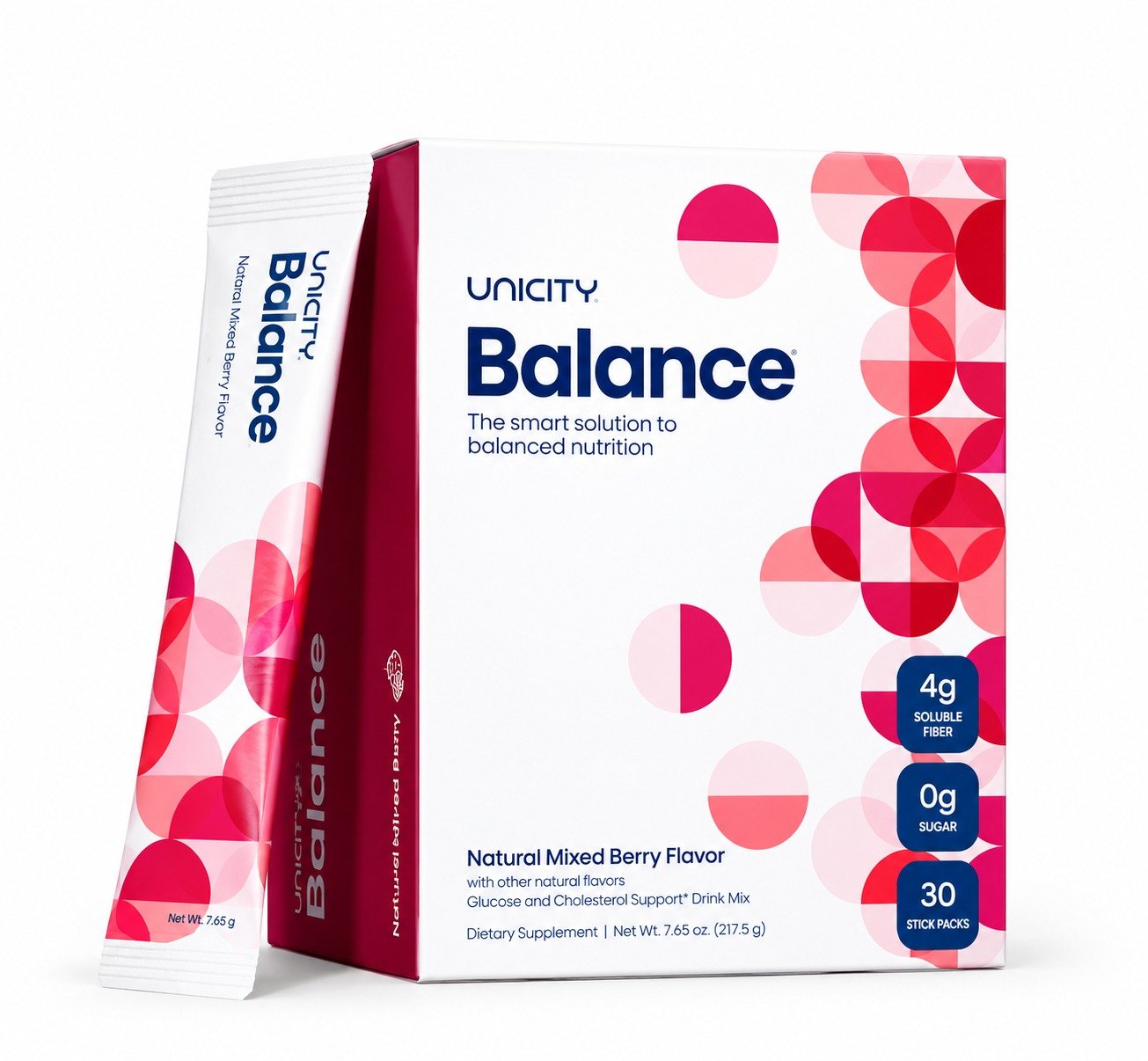 Unicity Balance Natural Mixed Berry Flavor – 30 Stick Packs