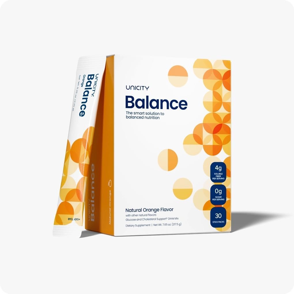 Unicity Balance Natural Orange Flavor – 30 Stick Packs